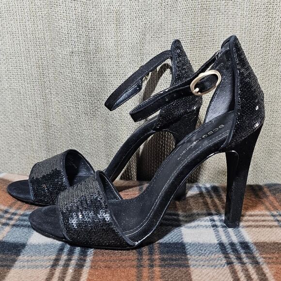 Bc generation Black Sequined Heels - Picture 4 of 8